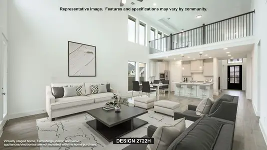 New construction Single-Family house 541 Summer Place Ln, Georgetown, TX 78628 plan 2722H - image 3