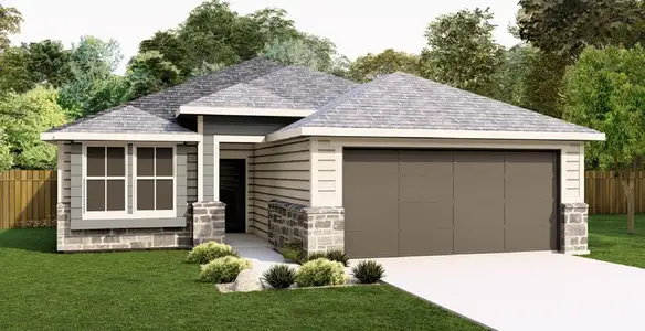 New construction Single-Family house 209 Bucking Ln, Liberty Hill, TX 78642 plan Bluebird - image