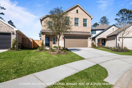 New construction Single-Family house 21711 Coral Mist Dr, Cypress, TX 77433 plan Larkspur - Smart Series - image