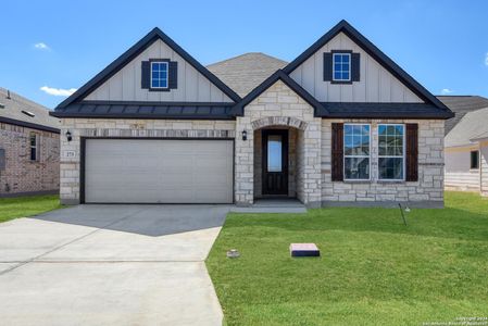 New construction Single-Family house 273 Ainslie Street, Castroville, TX 78253 Leander Homeplan- photo 0