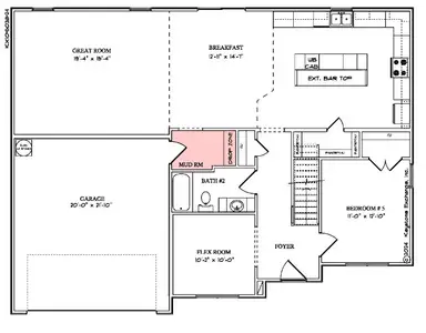 New construction Single-Family house 4014 Rampart Wy, Spring Hill, TN 37174 plan The Colebrooke - image 3