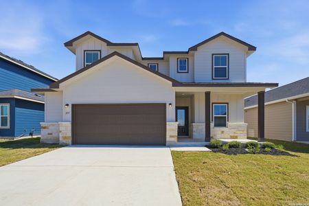 New construction Single-Family house 217 Lina Wy, Seguin, TX 78155 plan Blanco - image