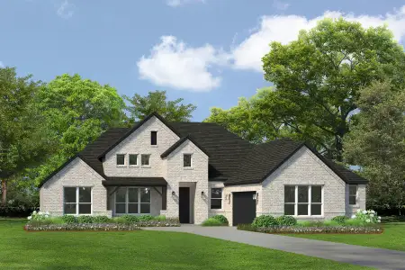 New construction Single-Family house 967 Richard Pittmon Dr, DeSoto, TX 75115 plan Lodge (Courtyard) - image