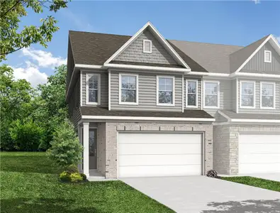 New construction Townhouse house 6445 Pinin Pl, Cumming, GA 30041 - image
