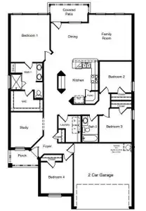 New construction Single-Family house 9628 Austin Hollow Rd, Fort Worth, TX 76036 plan MERIDIAN - image 3