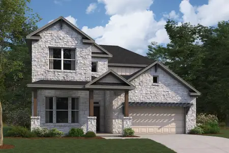 New construction Single-Family house 825 Purmela St, Leander, TX 78641 plan Balcones II - Signature II Series - image