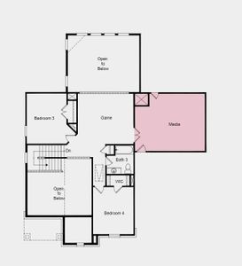 Structural options added include: Media room, optional extended primary suite and study.