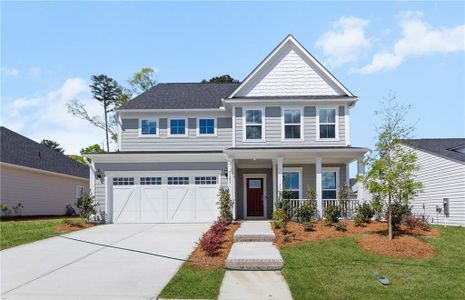 New construction Single-Family house 7141 Maple Brook Ln, Flowery Branch, GA 30542 Continental- photo 0