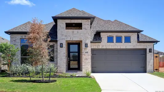 New construction Single-Family house 349 Mountain Oak, Castroville, TX 78009 plan 2476W - image