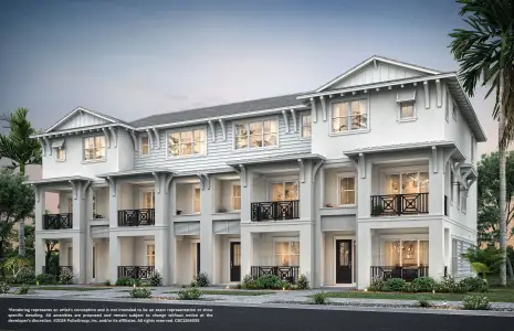 New construction Single-Family house 159 Palm Horizon Wy, Juno Beach, FL 33408 plan Saltwater - image