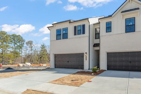 New construction Townhouse house 1876 Copelyn Reese Ct, Lawrenceville, GA 30043 Sawnee- photo 0