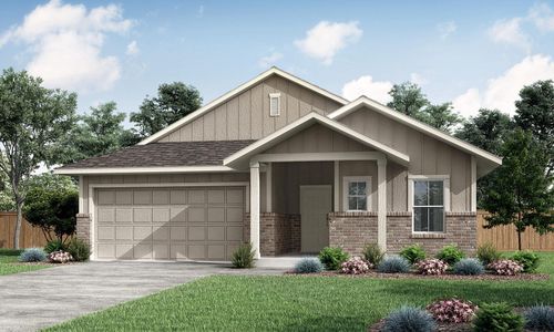 New construction Single-Family house 116 Outlaw Dr, Jarrell, TX 76537 The Kimble- photo 0