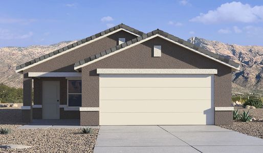 New construction Single-Family house 10015 N Black Dalea, Marana, AZ 85653 plan Agave - Amber Plan A30A - image