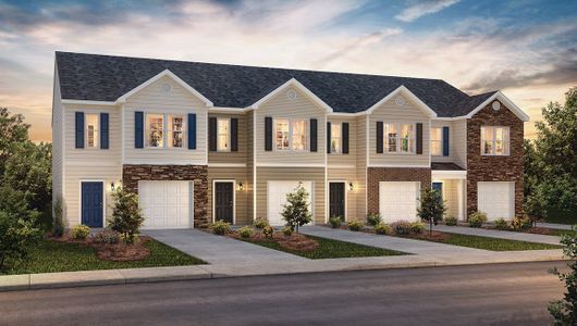 New construction Townhouse house 521 Trading Post Lane, York, SC 29745 Newton- photo 0