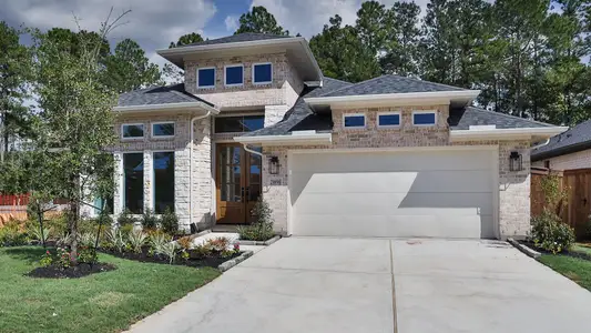 New construction Single-Family house 29898 Amber Brook Dr, Magnolia, TX 77354 plan 2357W - image