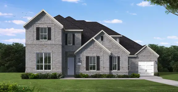 New construction Single-Family house 1612 Jolie Rose Bnd, Leander, TX 78641 plan Hallsburg - Single Family Homes - image