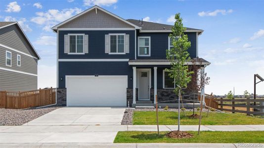 New construction Single-Family house 4686 Windmill Dr, Brighton, CO 80601 Gable - photo 0 0