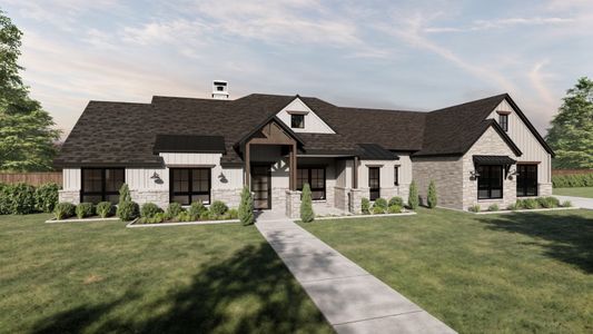 New construction Single-Family house 16620 Penick Rd, Waller, TX 77484 plan 3000 - image