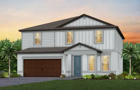 New construction Single-Family house 6603 Blazing Spirit St, Wesley Chapel, FL 33545 plan Valen - image
