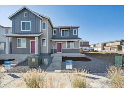 New construction Duplex house 233 Shoveler Way, Johnstown, CO 80534 Denali- photo 0