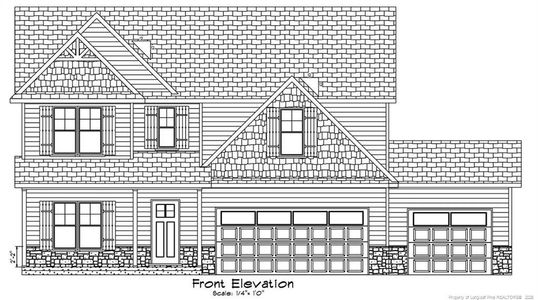 New construction Single-Family house 190 Cambray Downs Ct, Raeford, NC 28376 - image