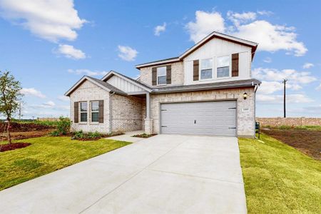 New construction Single-Family house 14049 Ladbroke St, Pilot Point, TX 76258 plan Barbosa - 40' Smart Series - image