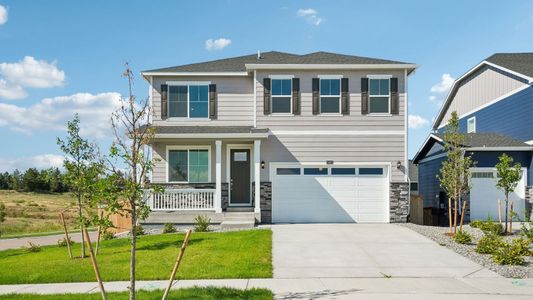 New construction Single-Family house 13984 Beebalm Trl, Parker, CO 80134 plan Bridgeport - image