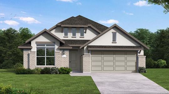 New construction Single-Family house 410 Cleveland Wy, New Braunfels, TX 78130 plan Kennedale - image