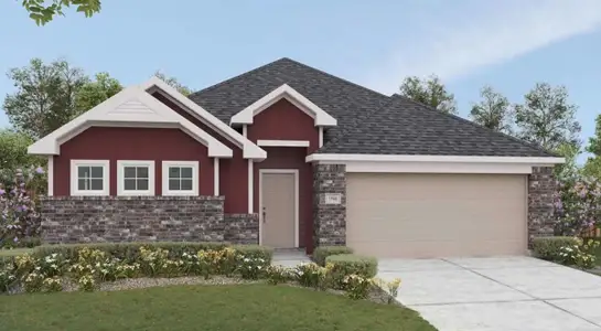 New construction Single-Family house 120 Quail Convey Dr, Jarrell, TX 76537 plan Kimbell - image