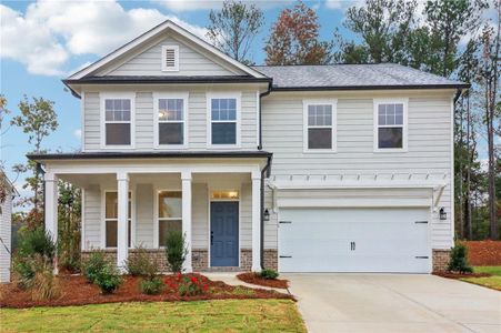 New construction Single-Family house 5388 Heron Bay Boulevard, Locust Grove, GA 30248 Hampstead- photo 0