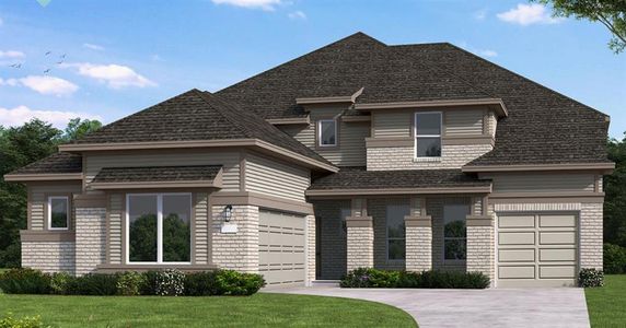 New construction Single-Family house 1517 Buttercup Ave, Aubrey, TX 76227 plan Lockhart - image