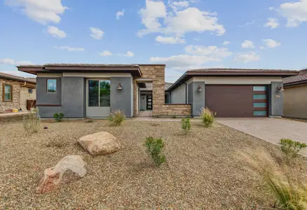 New construction Single-Family house 4145 Fence Post Wy, Wickenburg, AZ 85390 plan Latigo Exterior H - image