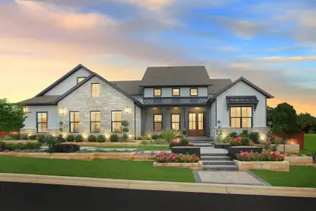 New construction Single-Family house 101 Old Eagle Rd, Georgetown, TX 78633 plan Leighton - image
