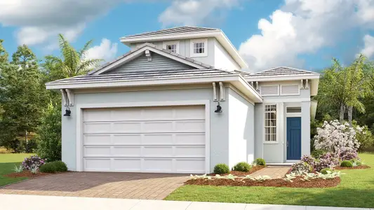 New construction Single-Family house 150 Se Cortile Ave, Port St. Lucie, FL 34952 plan Caroline - image