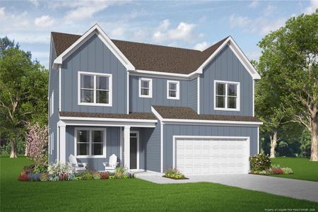 New construction Single-Family house 4519 Bunkers Bay Ln, Hope Mills, NC 28371 - image