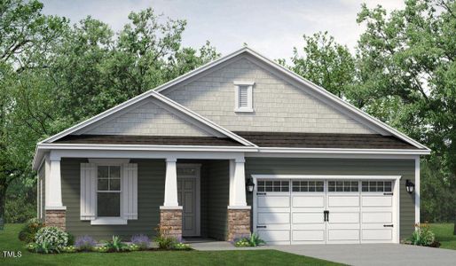 New construction Single-Family house 14 Baird Cove Lane, Angier, NC 27501 The Redbud- photo 0