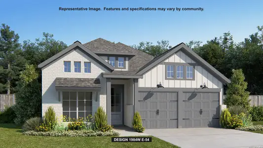 New construction Single-Family house 418 Cascadence Dr, New Braunfels, TX 78132 plan 1984W - image