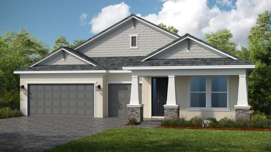 New construction Single-Family house 11289 Kingly Ln, Odessa, FL 33556 plan Bradley - image