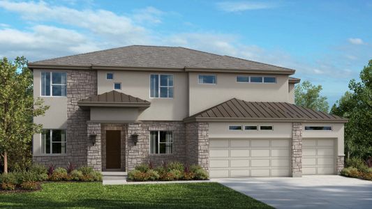 New construction Single-Family house 100 Irvine Pass, Liberty Hill, TX 78642 plan Llano - image