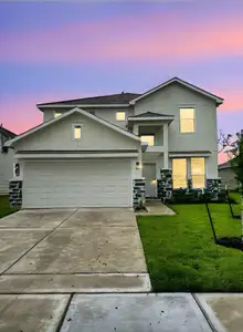 New construction Single-Family house 10127 Basil Beebalm Trl, Magnolia, TX 77354 plan Christina - image