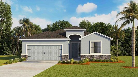 New construction Single-Family house 7049 SW 44th Cir, Ocala, FL 34476 plan Lantana - image