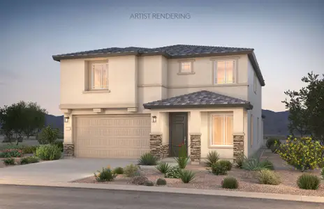 New construction Single-Family house 27206 N 162Nd Dr, Surprise, AZ 85387 plan Firwood - image