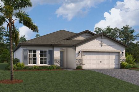 New construction Single-Family house 4965 Meadow Bay Ct, Wimauma, FL 33598 Maui- photo 0
