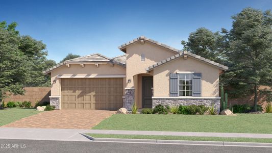 New construction Single-Family house 15839 W Kendall St, Goodyear, AZ 85338 Revolution Plan 4083- photo 0 0