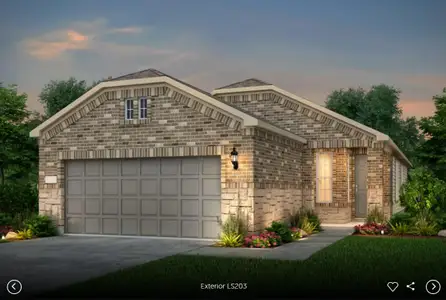 New construction Single-Family house 210 Smokestack Ln, Georgetown, TX 78633 plan Compass - image