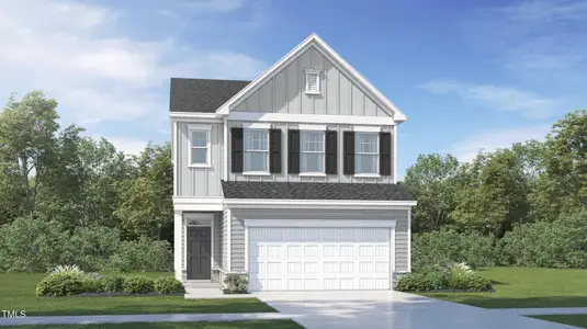 New construction Single-Family house 108 Fishing Pier Wy, Lillington, NC 27546 Oakley- photo 0