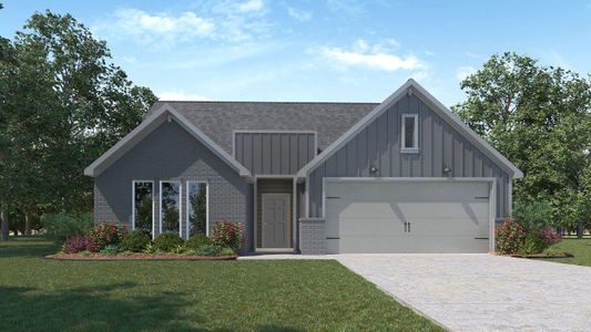 New construction Single-Family house 1717 San Jacinto Dr, Brenham, TX 77833 plan Elgin - image