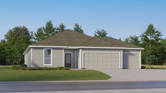 New construction Single-Family house 109 Old Glory Rd, Bertram, TX 78605 plan Santana - image