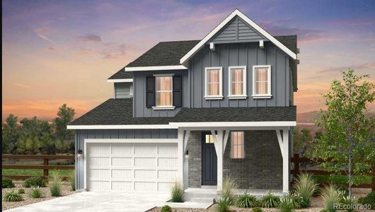 New construction Single-Family house 7267 Prairie Sage Place, Littleton, CO 80125 Buena Vista- photo 0