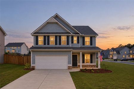 New construction Single-Family house 635 River Run Dr, Dallas, GA 30132 plan Turnbridge - image